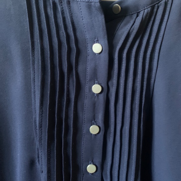 Navy Blue Blouse - Picture 2 of 3